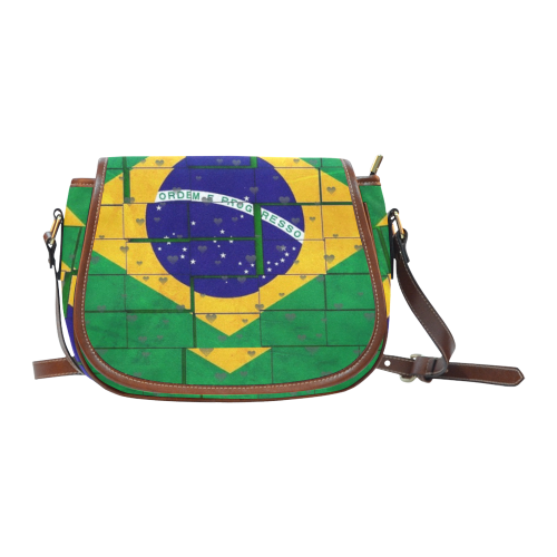 Brazil Pattern by Nico bielow Saddle Bag/Large (Model 1649)