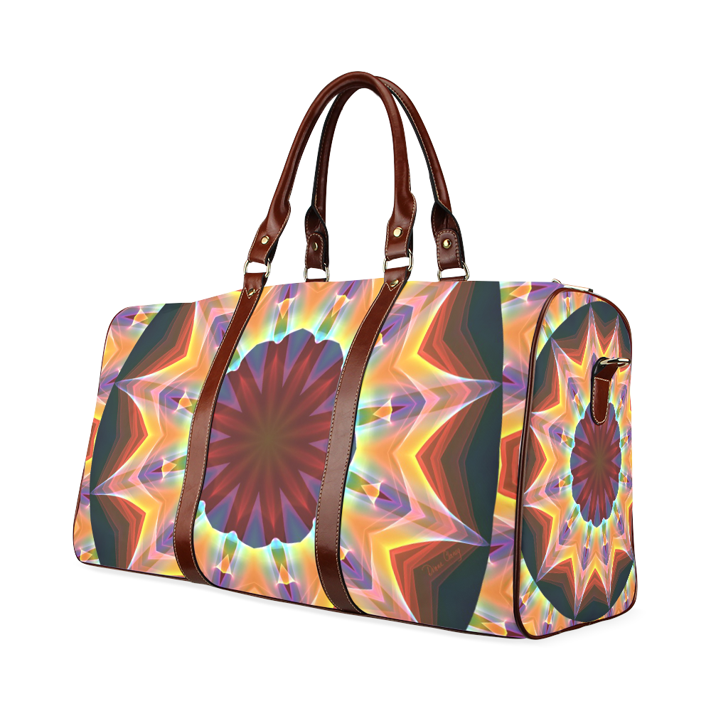 Santa Fe Summer Night, Abstract Warm Romance Waterproof Travel Bag/Small (Model 1639)