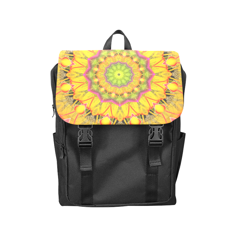 Beach Grass Golden Red Foliage Abstract Fall Days Casual Shoulders Backpack (Model 1623)