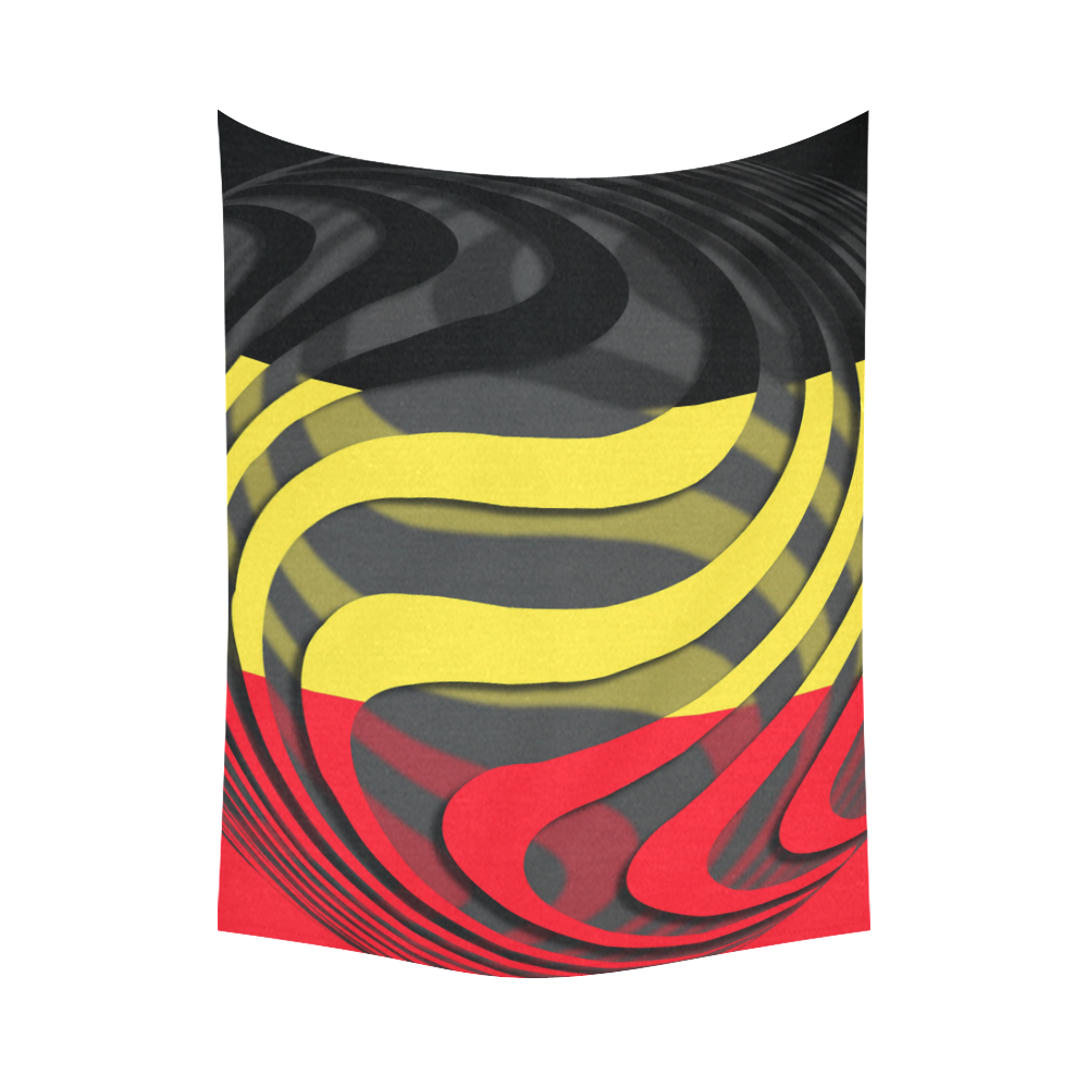 The Flag of Belgium Cotton Linen Wall Tapestry 80"x 60"