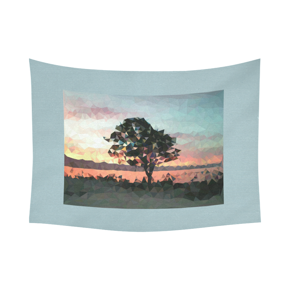 Late Lake Cotton Linen Wall Tapestry 80"x 60"