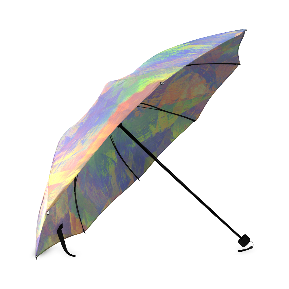 Brushstrokes Foldable Umbrella (Model U01)
