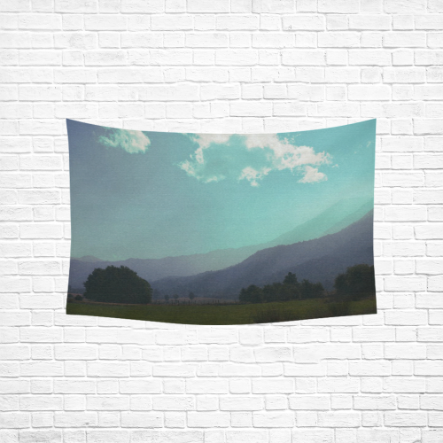 Deep Layers Cotton Linen Wall Tapestry 60"x 40"