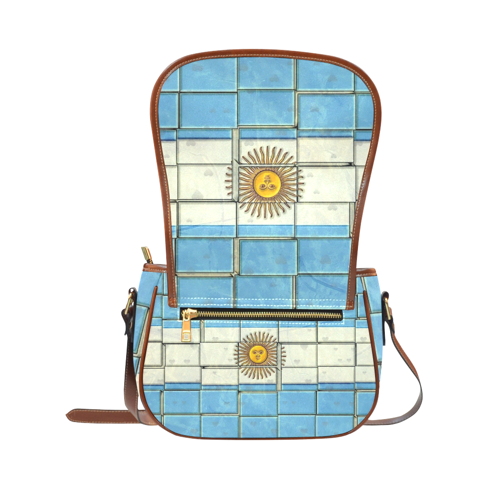 Argentina Pattern by Nico Bielow Saddle Bag/Large (Model 1649)