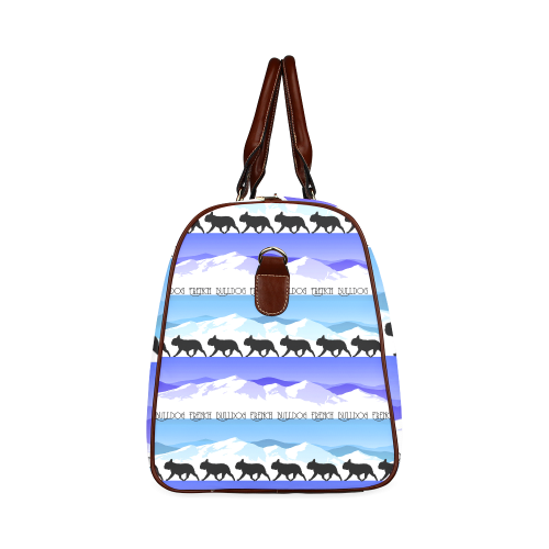 Frenchie Blues Waterproof Travel Bag/Small (Model 1639)