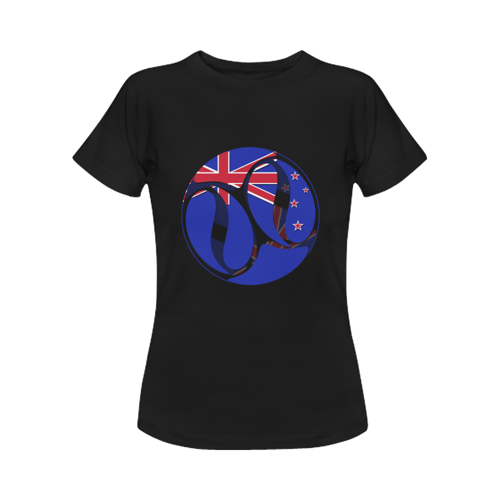 The Flag of New Zealand Women's Classic T-Shirt (Model T17）