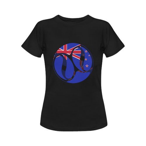 The Flag of New Zealand Women's Classic T-Shirt (Model T17）