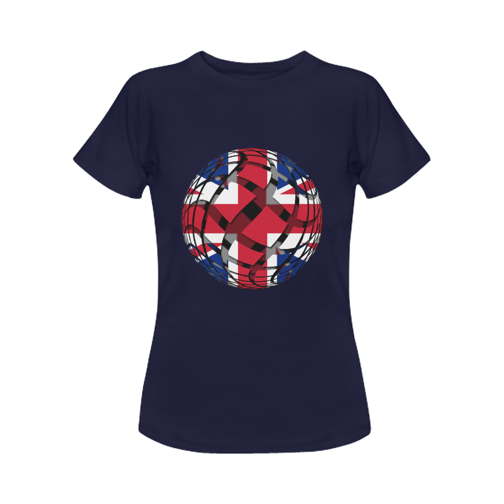 The Flag of United Kingdom Women's Classic T-Shirt (Model T17）