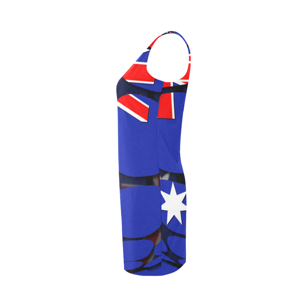 The Flag of Australia Medea Vest Dress (Model D06)
