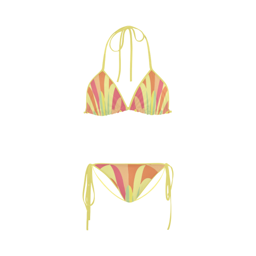 Pastel Shades Custom Bikini Swimsuit