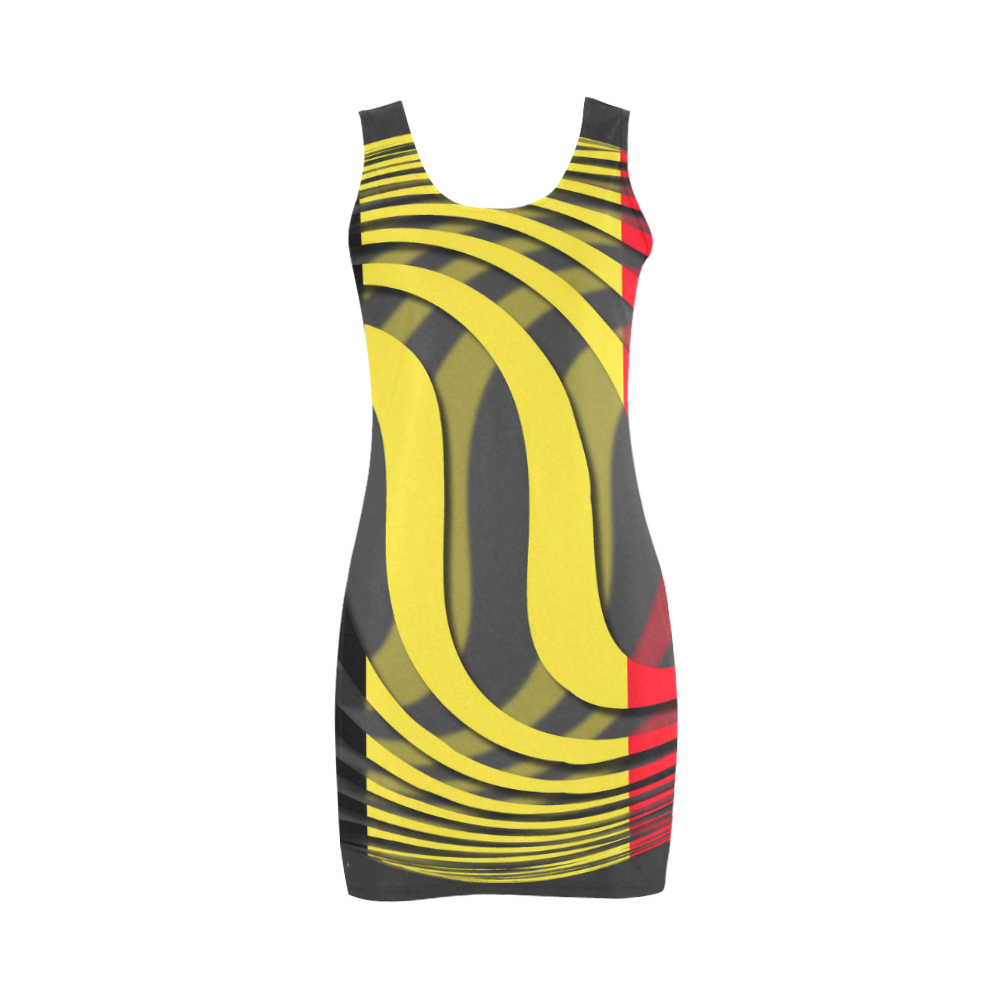 The Flag of Belgium Medea Vest Dress (Model D06)