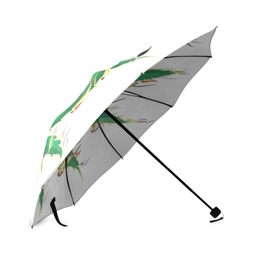 Flaming Marijuana Leaf Foldable Umbrella (Model U01)
