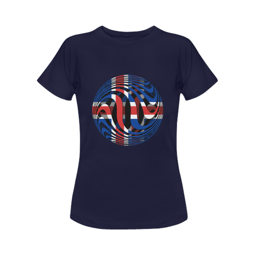 The Flag of Iceland Women's Classic T-Shirt (Model T17）