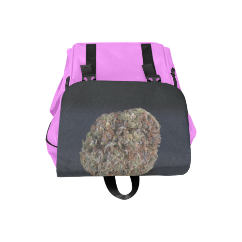 Medicinal Medical Marijuana on Black Casual Shoulders Backpack (Model 1623)