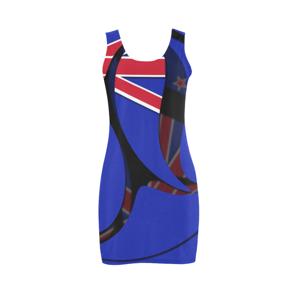 The Flag of New Zealand Medea Vest Dress (Model D06)