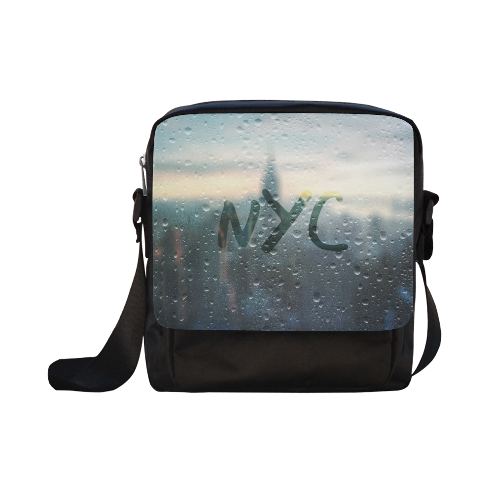 Rainy Day in NYC Crossbody Nylon Bags (Model 1633)