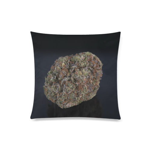 Medicinal Medical Marijuana on Black Custom Zippered Pillow Case 20"x20"(Twin Sides)