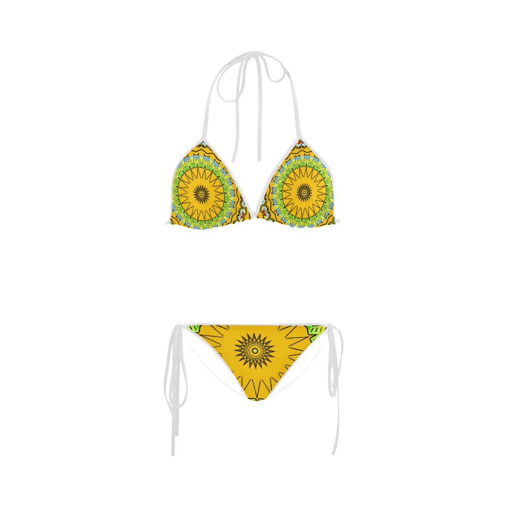 Mandala Kaleidoscope Star Dreamcatcher Custom Bikini Swimsuit