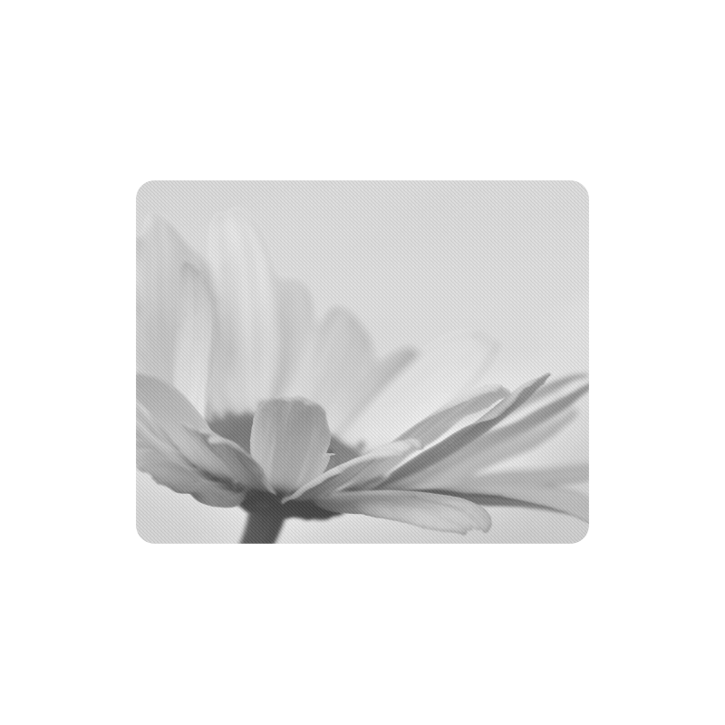 Marguerite Daisy Summer Flower  Monochrome Rectangle Mousepad