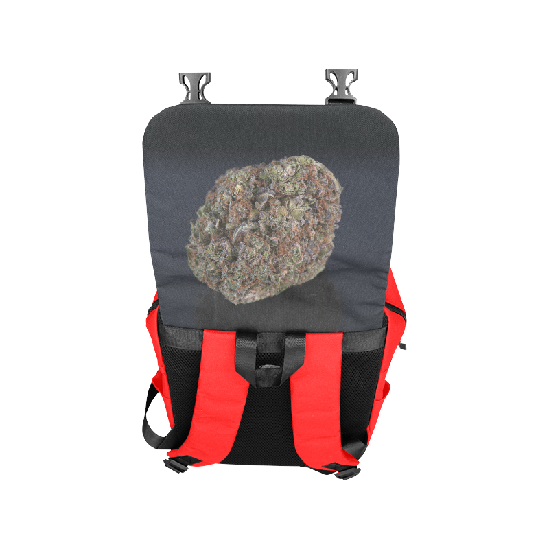 Medicinal Medical Marijuana on Black Casual Shoulders Backpack (Model 1623)