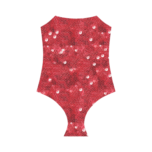Sparkling Sequin-Like Pattern Strap Swimsuit ( Model S05)