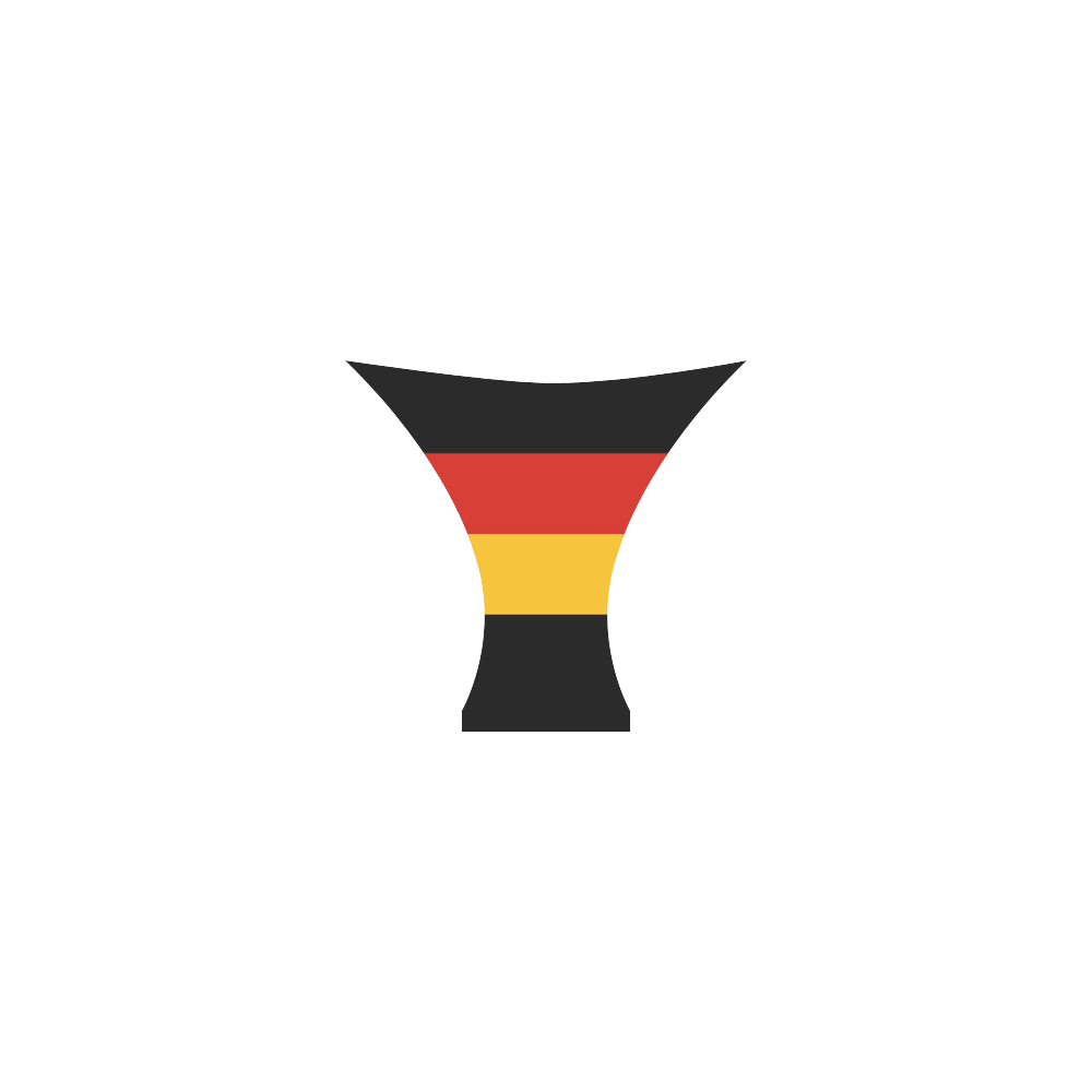 German Flag Colored Stripes Custom Bikini Swimsuit