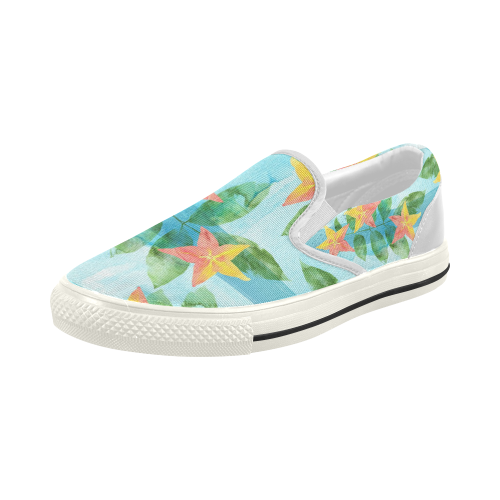 Start Fruit Women's Slip-on Canvas Shoes (Model 019)
