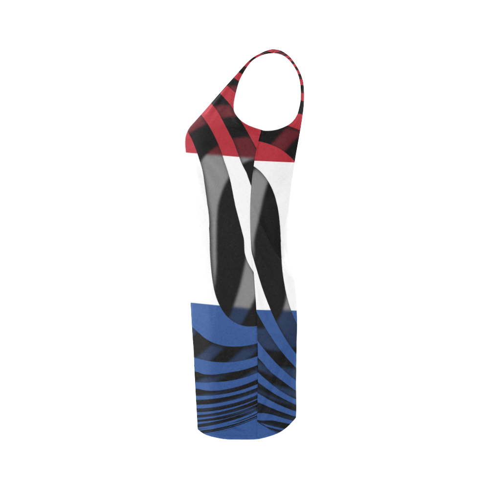 The Flag of Netherlands Medea Vest Dress (Model D06)