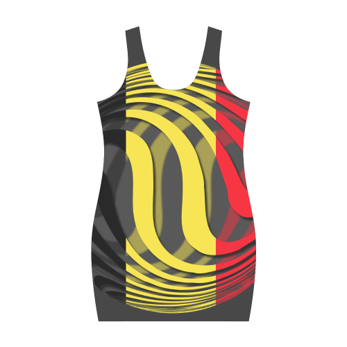 The Flag of Belgium Medea Vest Dress (Model D06)