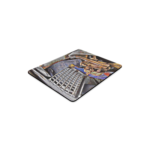 Metal HDR Scrap Metal Rectangle Mousepad