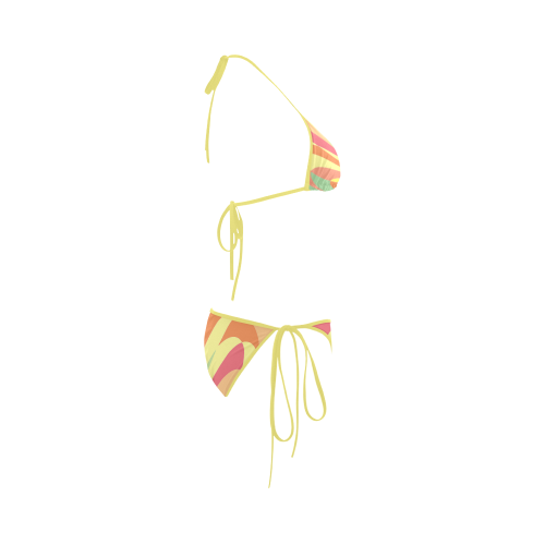 Pastel Shades Custom Bikini Swimsuit