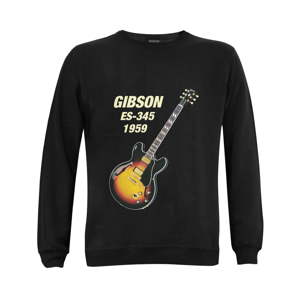 Gibson es 345 1959 Gildan Crewneck Sweatshirt(NEW) (Model H01)