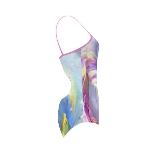 Mysical Abstract Strap Swimsuit ( Model S05)