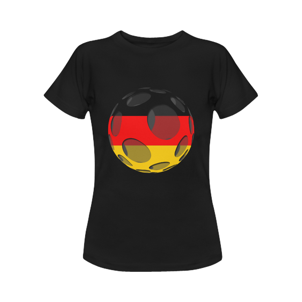The Flag of Germany Women's Classic T-Shirt (Model T17）