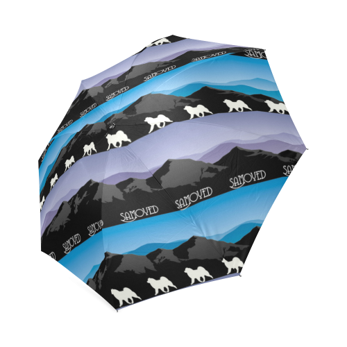 Samoyed Rockin the Rockies Foldable Umbrella (Model U01)