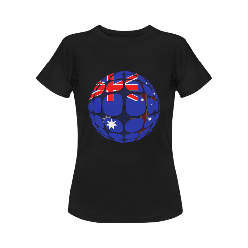 The Flag of Australia Women's Classic T-Shirt (Model T17）