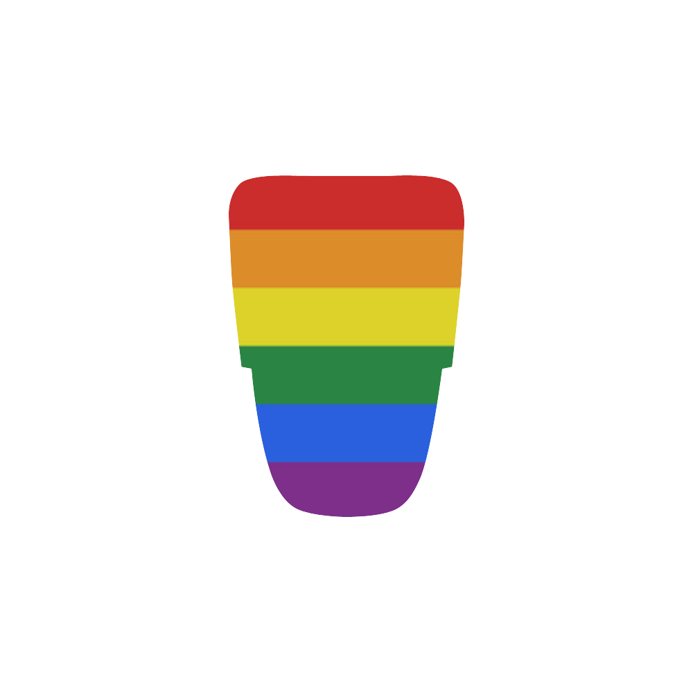 Gay Pride Rainbow Flag Stripes Women’s Running Shoes (Model 020)