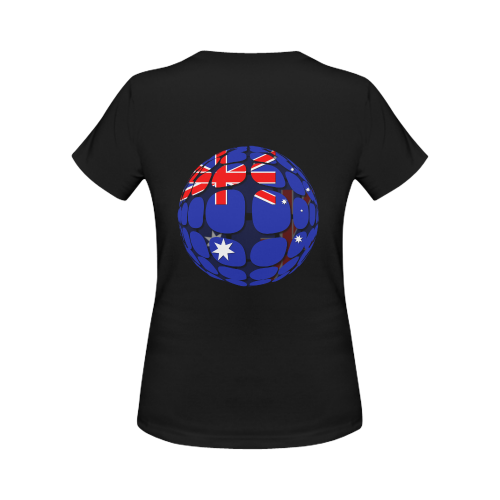 The Flag of Australia Women's Classic T-Shirt (Model T17）