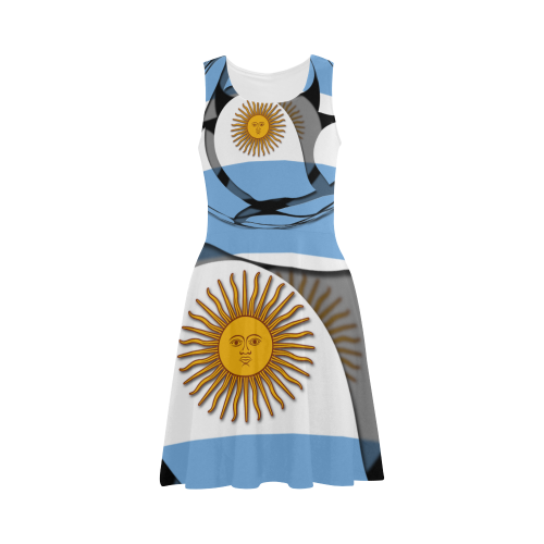 The Flag of Argentina Atalanta Sundress (Model D04)
