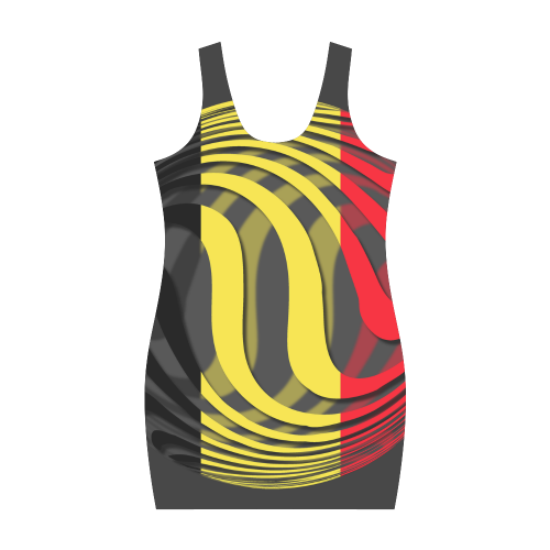 The Flag of Belgium Medea Vest Dress (Model D06)