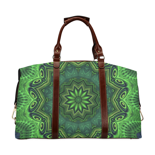 Harmony in Green Classic Travel Bag (Model 1643) | ID: D384803