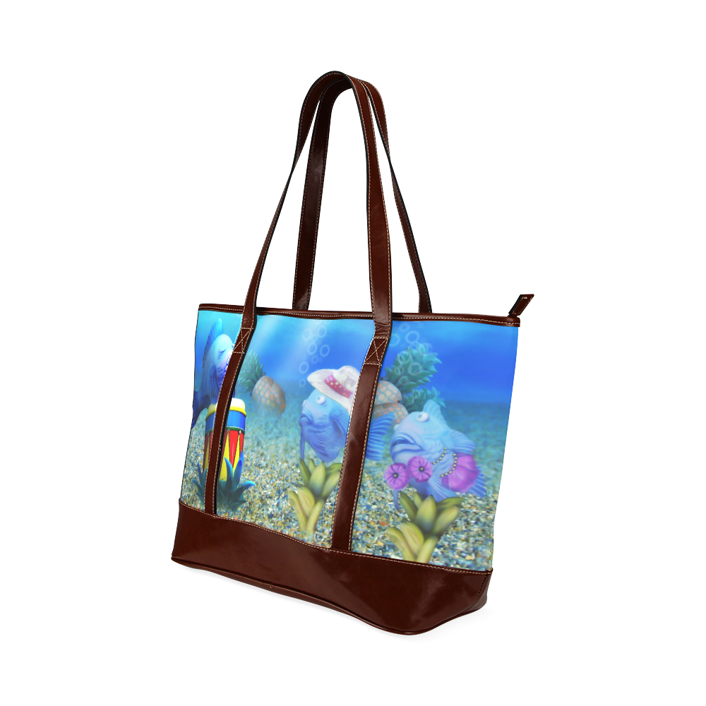 The Singing Fish Tote Handbag (Model 1642)