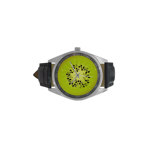 kiwi Men's Casual Leather Strap Watch(Model 211)