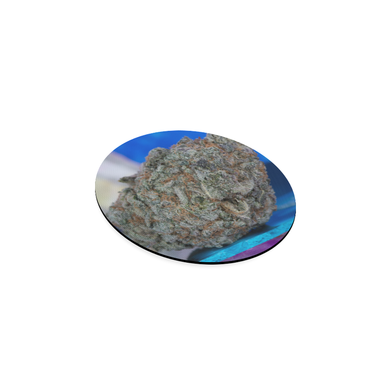 Blackberry Kush Medicinal Marijuana Round Coaster