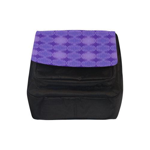 FLOWER OF LIFE stamp pattern purple violet Crossbody Nylon Bags (Model 1633)