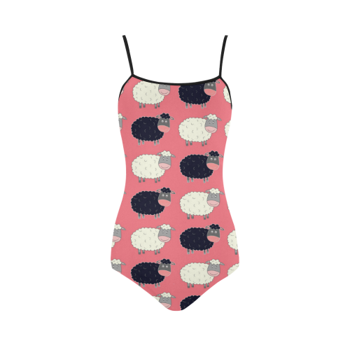 Counting Sheep Strap Swimsuit ( Model S05)