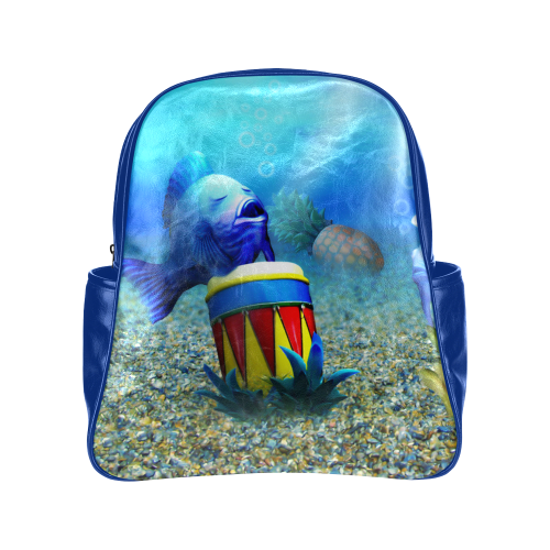 The Singing Fish Multi-Pockets Backpack (Model 1636)