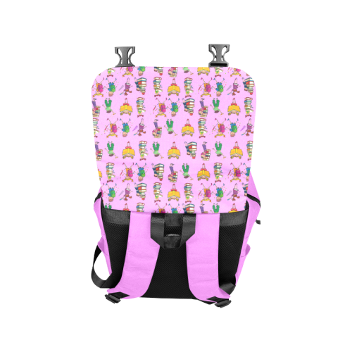School Book Kids - Pink Casual Shoulders Backpack (Model 1623)