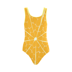 orange Vest One Piece Swimsuit (Model S04)