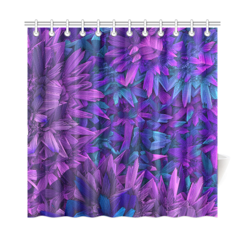 Purple Jungle Shower Curtain 72"x72"